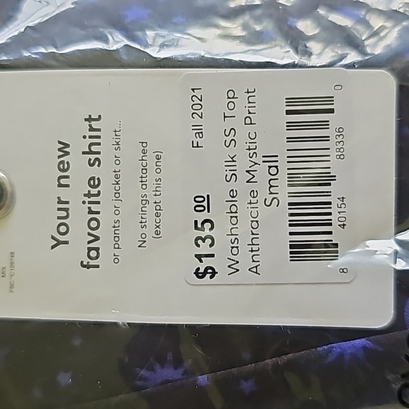 MARINE layer washable silk ss top - Picture 4 of 4